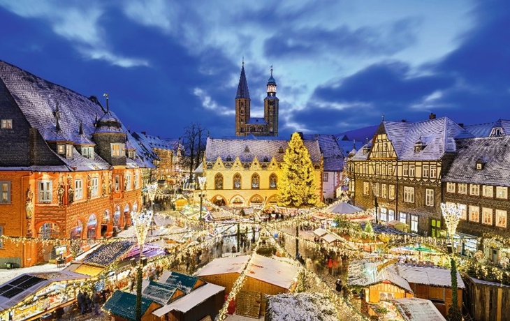 Weihnachtsmarkt in Goslar, Deutschland