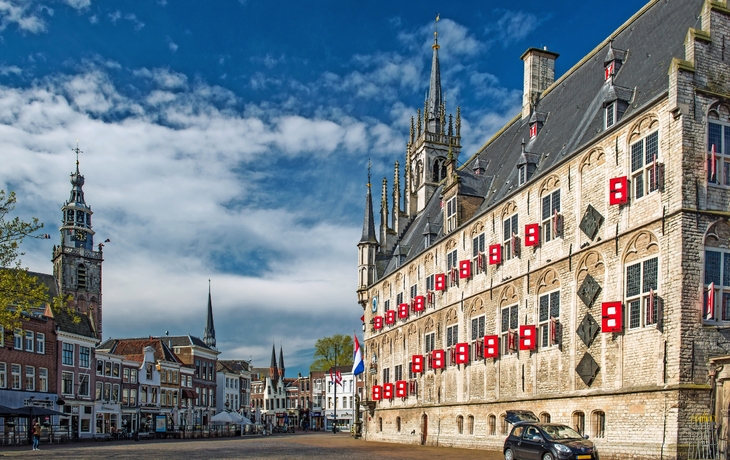 Rathaus von Gouda in den Niederlanden
